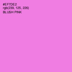 #EF7DE2 - Blush Pink Color Image